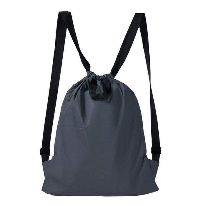 Рюкзак туристичний Xiaomi RunMi 90 Points Lightweight Urban Drawstring Backpack Dark G (6972125146151) зображення 2