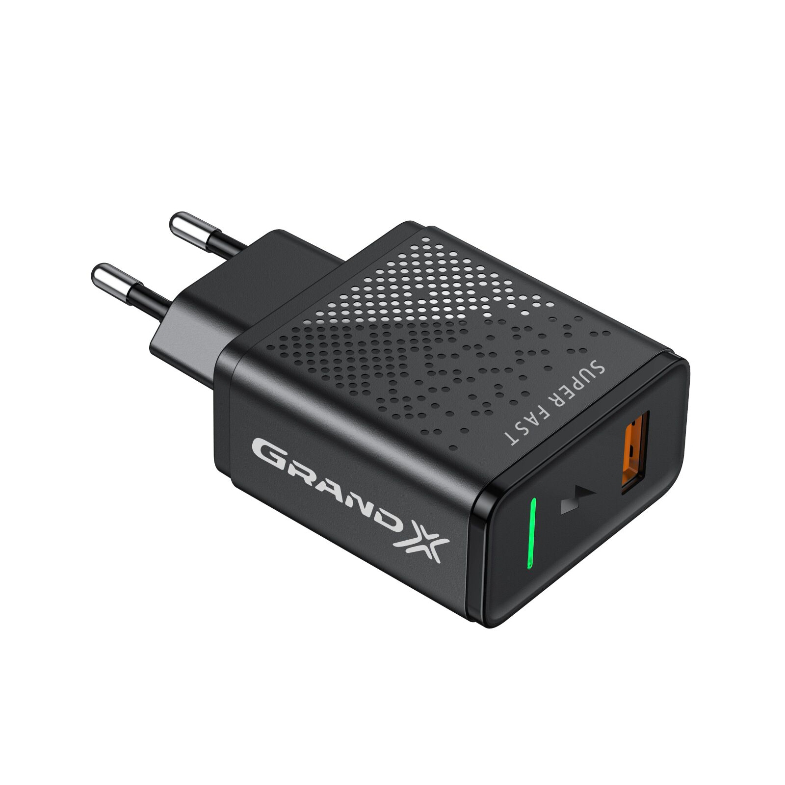 Зарядний пристрій Grand-X Fast Charge 5-в-1 QC 3.0, AFC, SCP,FCP, VOOC, 1 USB 22.5W (CH-850) зображення 2
