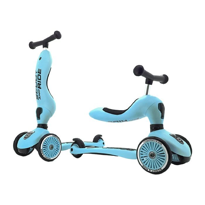 Самокат Scoot&Ride Highwaykick-1 Сіро-зелений (SR-160629-FOREST) зображення 3