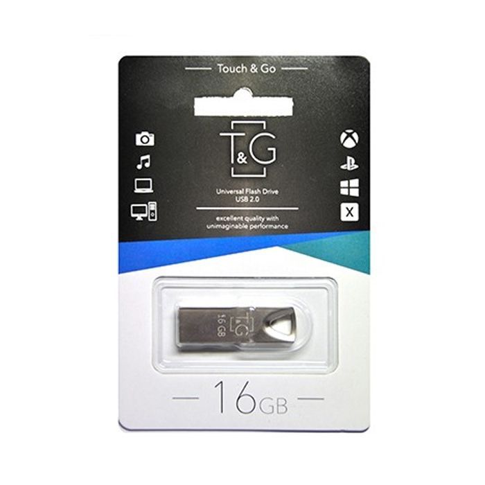 USB флеш накопичувач T&G 16GB 117 Metal Series Gold USB 2.0 (TG117GD-16G) зображення 2