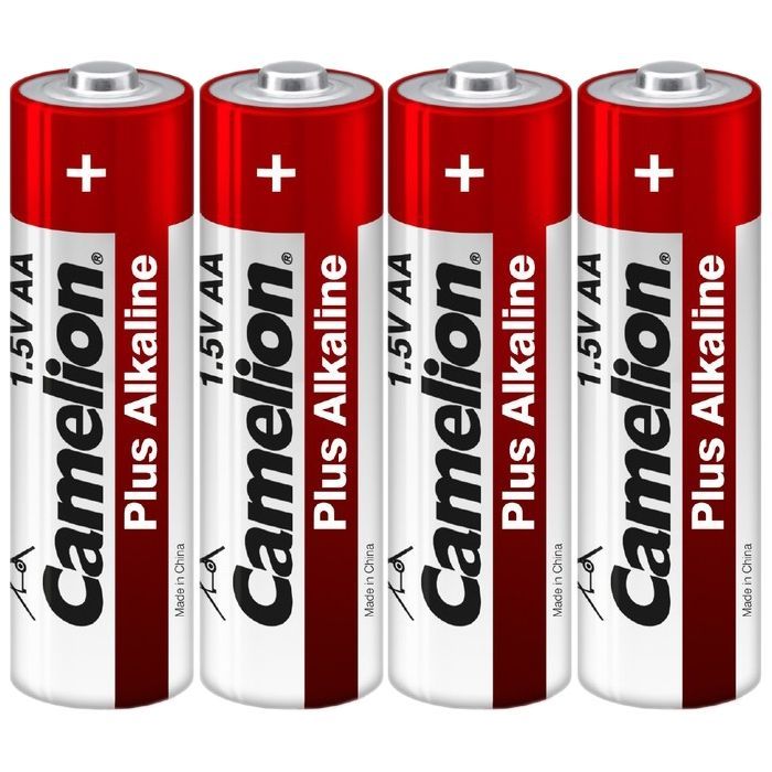 Батарейка Camelion AA LR6 Plus Alkaline (Shrink) * 4 (LR6-SP4)