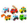 Розвиваюча іграшка Viga Toys Набір Міні-машинки 6 шт (59621) зображення 5