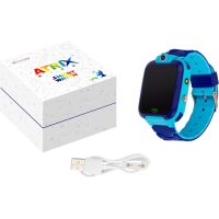 Смарт-часы Atrix iQ2400 IPS Cam Flash Blue Детские телефон-часы с трекером (iQ2400 Blue) изображение 3