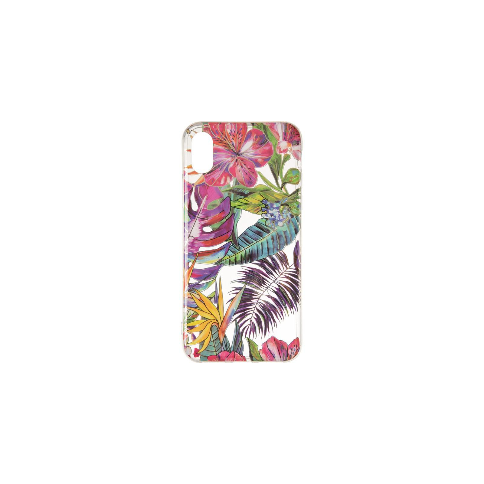 Чехол для мобильного телефона Gelius Flowers Shine for iPhone X Tropic (00000072845) изображение 2