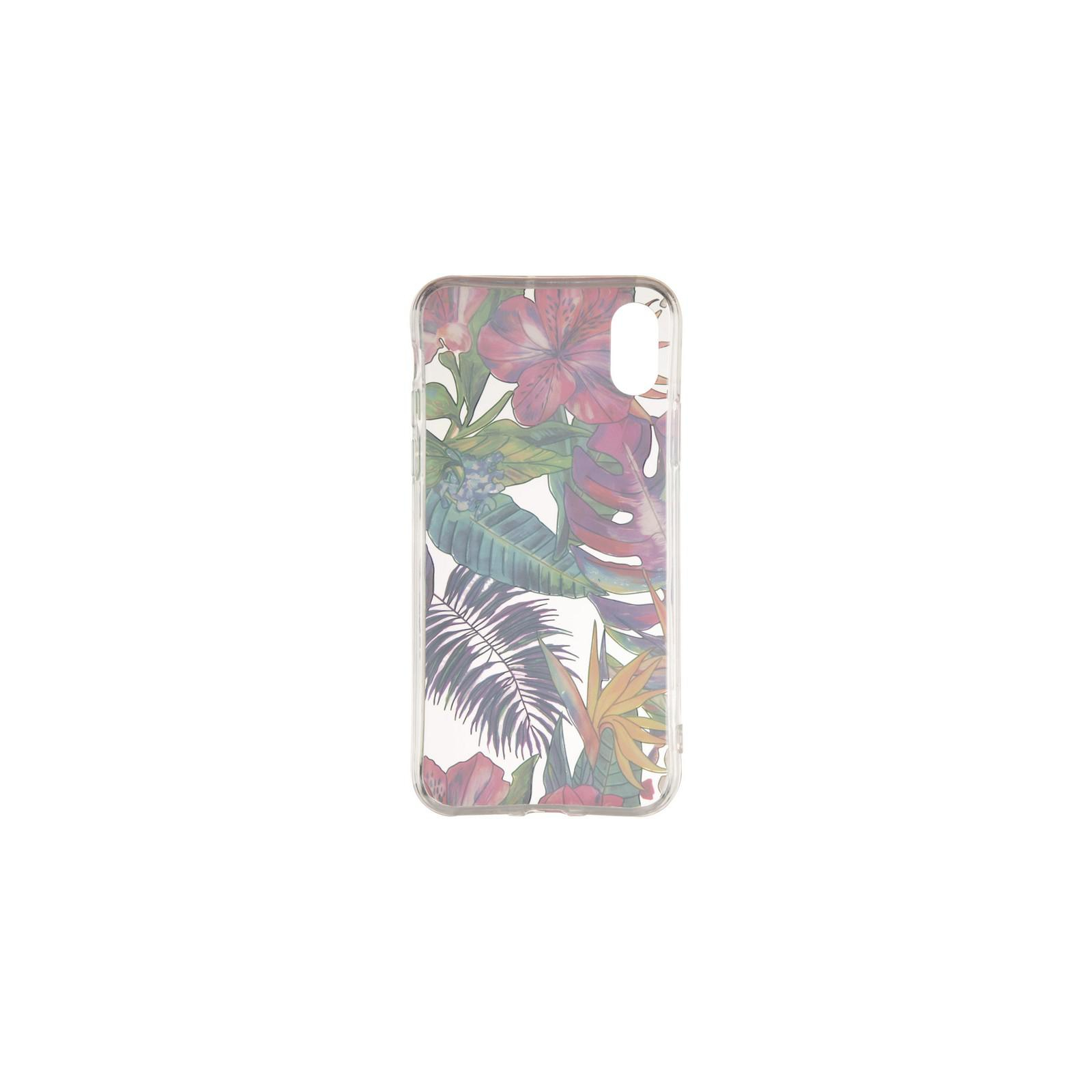 Чехол для мобильного телефона Gelius Flowers Shine for iPhone X Tropic (00000072845) изображение 3