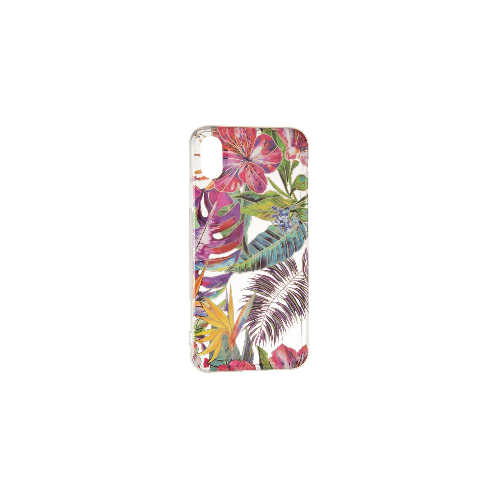 Чехол для мобильного телефона Gelius Flowers Shine for iPhone X Tropic (00000072845)