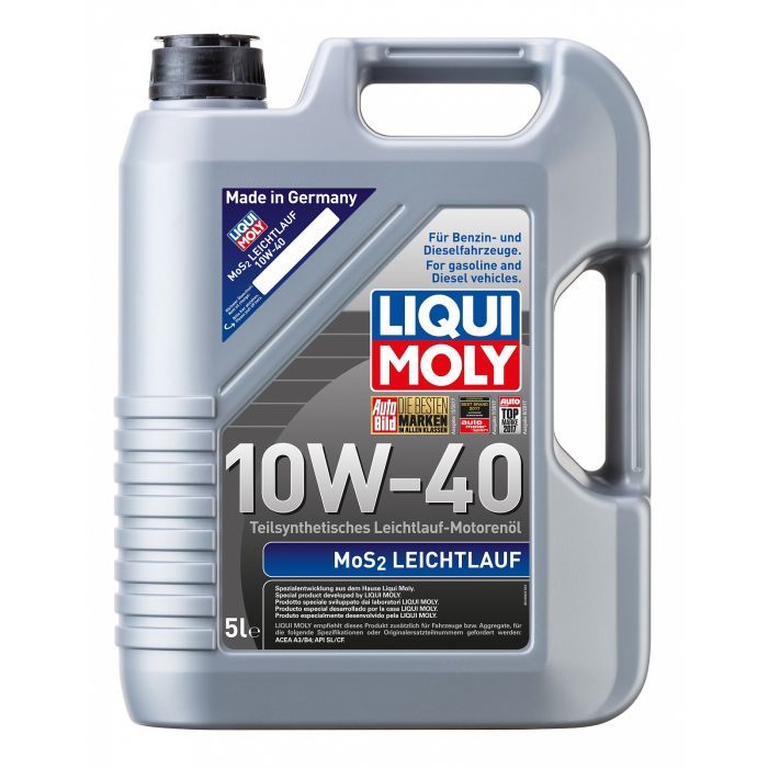 Моторное масло Liqui Moly MoS2 Leichtlauf 10W-40 5л (LQ 1931)