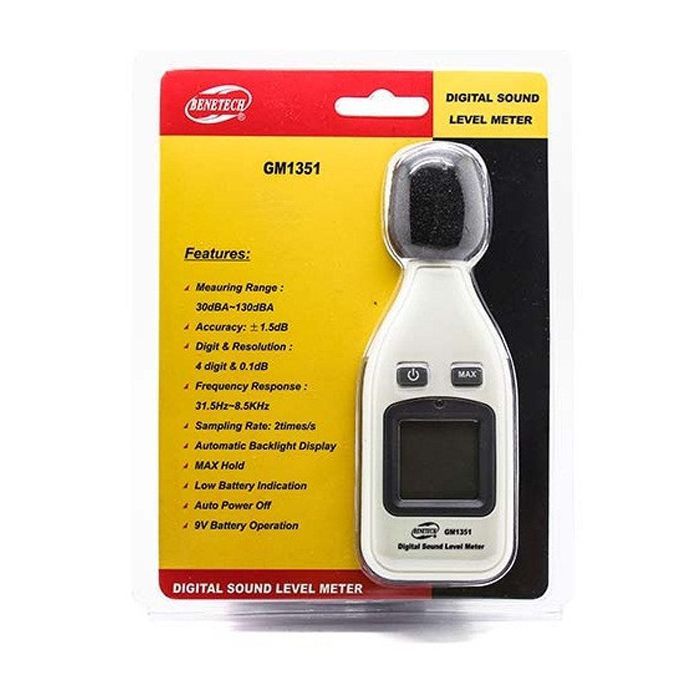 Измеритель уровня шума Benetech 30-130 дБ (GM1351) изображение 8