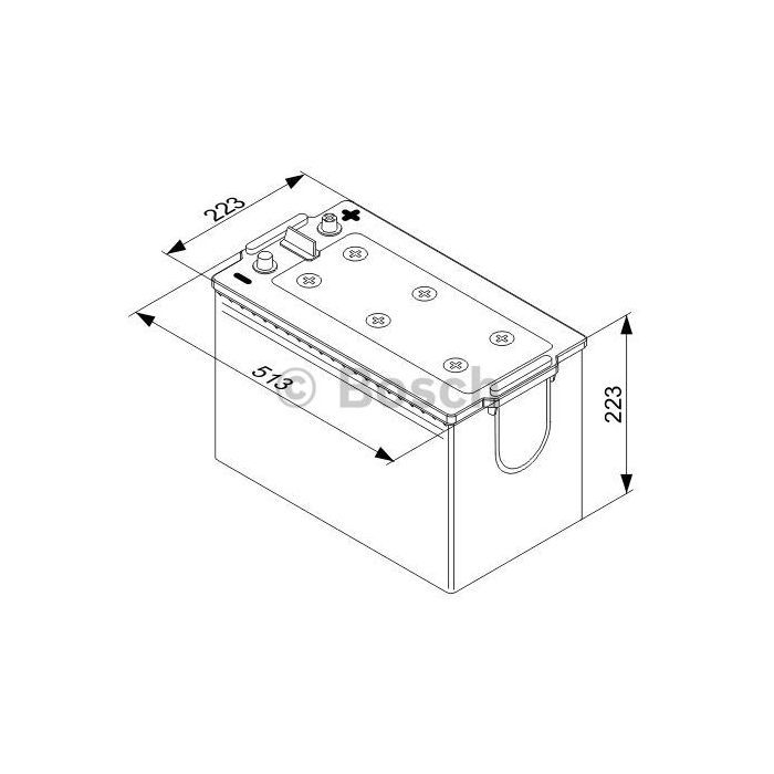 Аккумулятор автомобильный Bosch 180А (0 092 T50 770) изображение 5