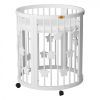 Ліжечко Ingvart SMART BED ROUND із зірочками білий (1359003) зображення 2