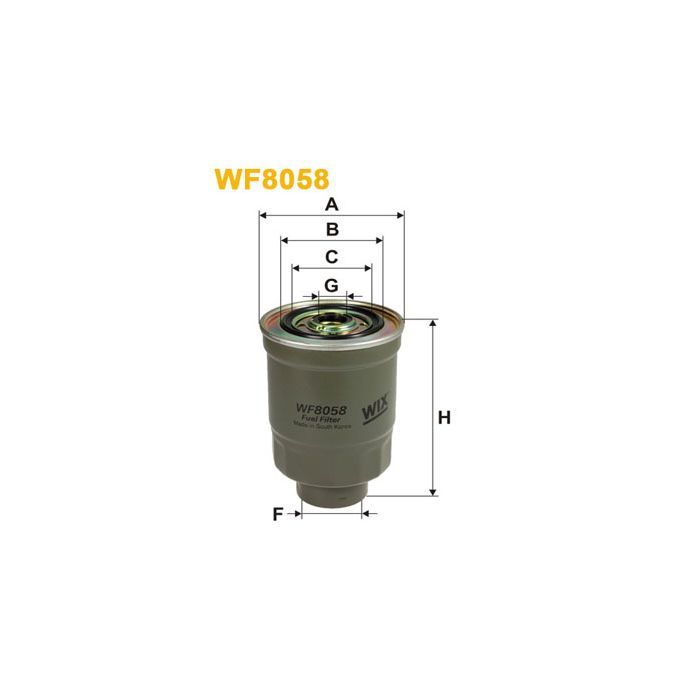 Фильтр топливный Wixfiltron WF8058