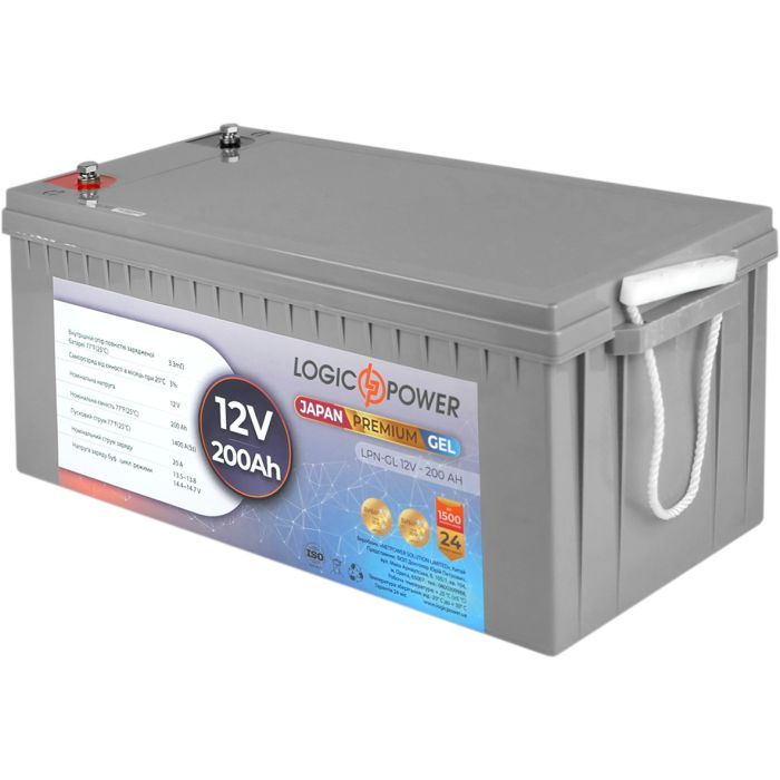 Батарея до ДБЖ LogicPower LPN-GL 12В 200 Ач (13720) зображення 3