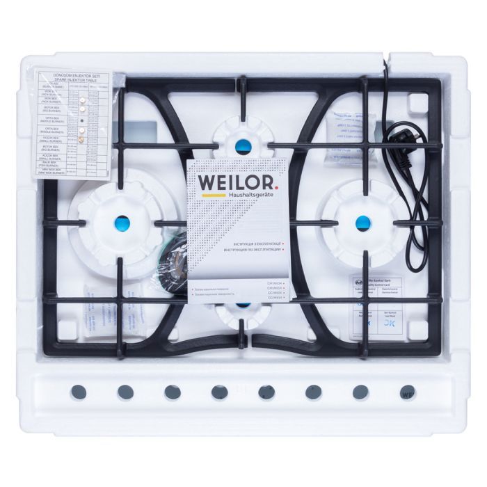 Варочна поверхня Weilor GG W 614 WH зображення 11
