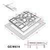 Варочна поверхня Weilor GG W 614 WH зображення 12