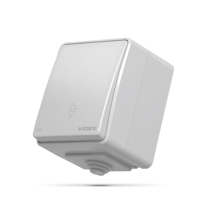Переключатель Videx BINERA IP65 наружный 1кл проходной