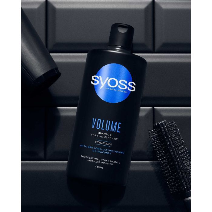 Шампунь Syoss Volume с Фиолетовым Рисом для тонких волос без объема 440 мл (4015100338942/9000101277296) изображение 3