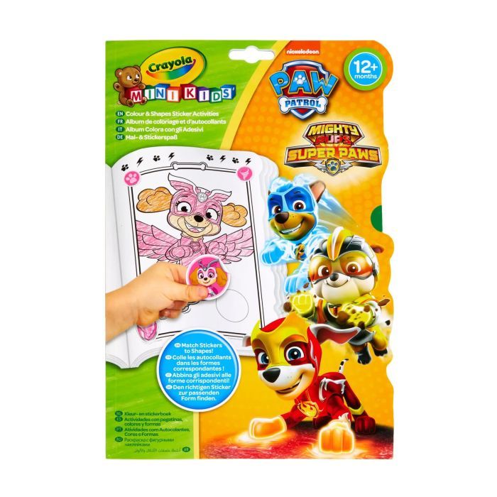 Набор для творчества Crayola Mini Kids Paw Patrol раскраска со стикерами (256400.012)