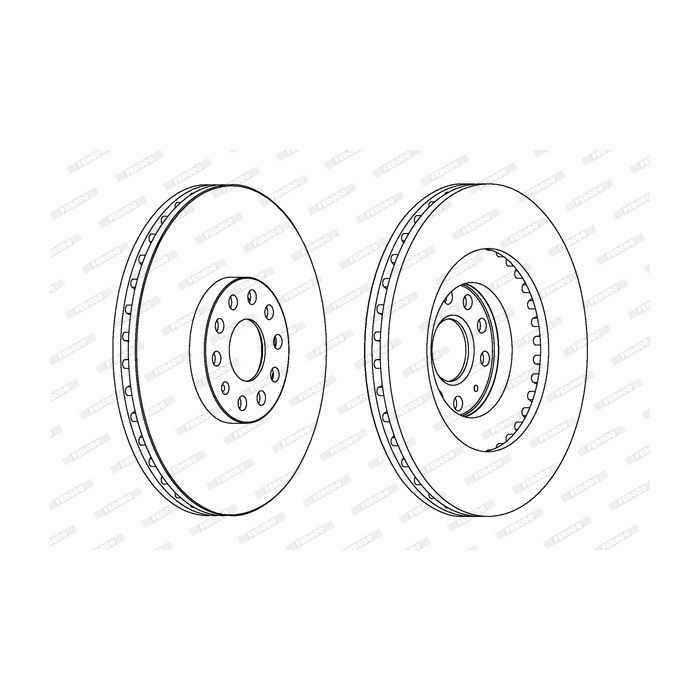 Тормозной диск FERODO DDF1504C-1