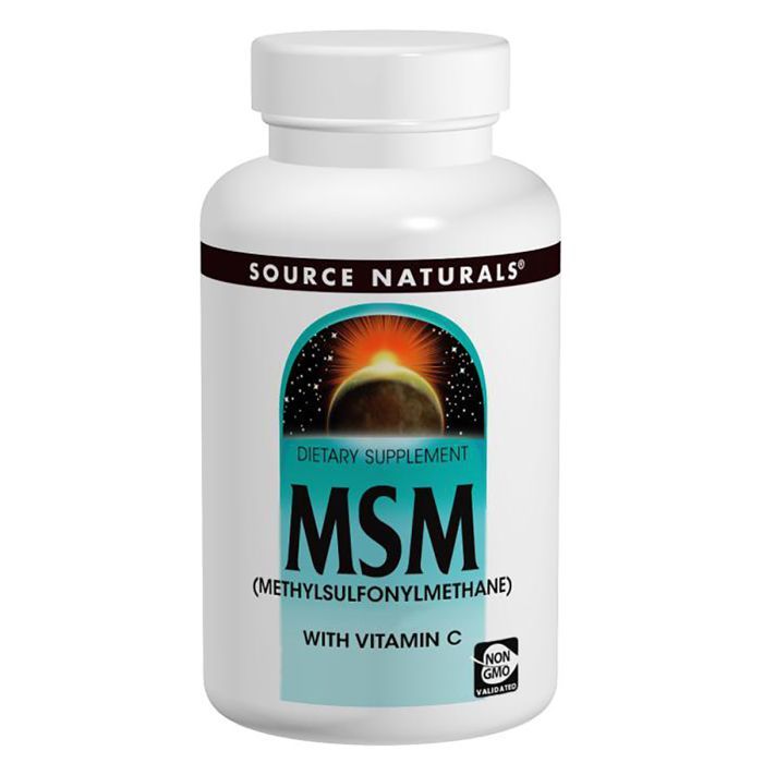 Витаминно-минеральный комплекс Source Naturals МСМ 1000мг с Витамином С, 60 таблеток (SN1288)