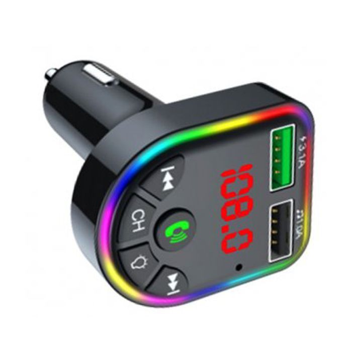 FM модулятор Havit HV-FM810BT Black изображение 2