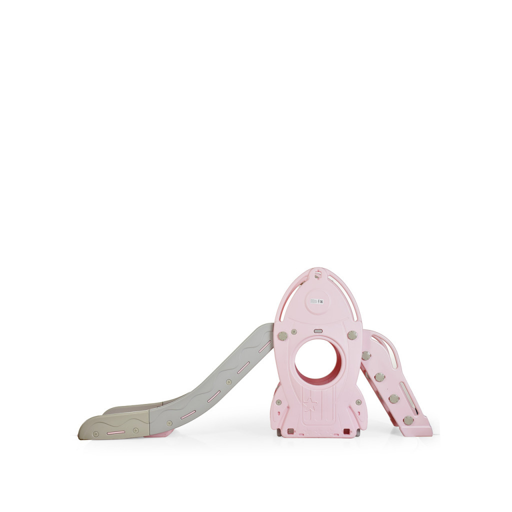 Горка Bambi Ракета с баскетбольным кольцом Розовая (L-HJ01-8 pink) изображение 4