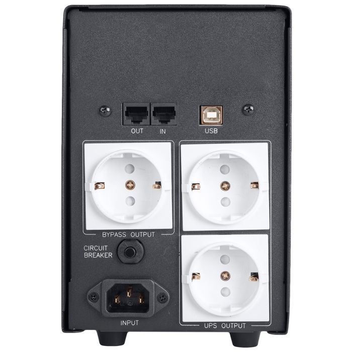 Пристрій безперебійного живлення Powercom IMP-1025AP Schuko зображення 2