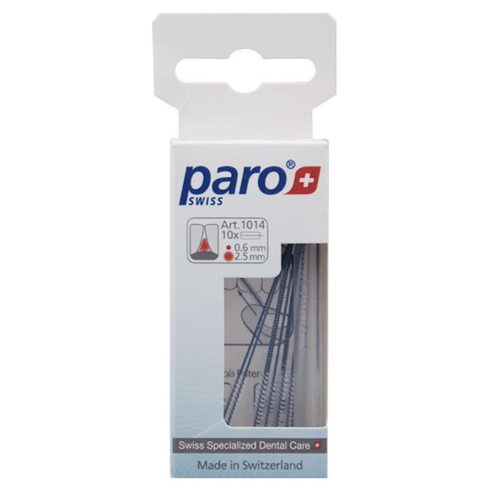 Щетки для межзубных промежутков Paro Swiss Isola long xx-тонкие 2.5 мм 10 шт. (7610458010143) изображение 2