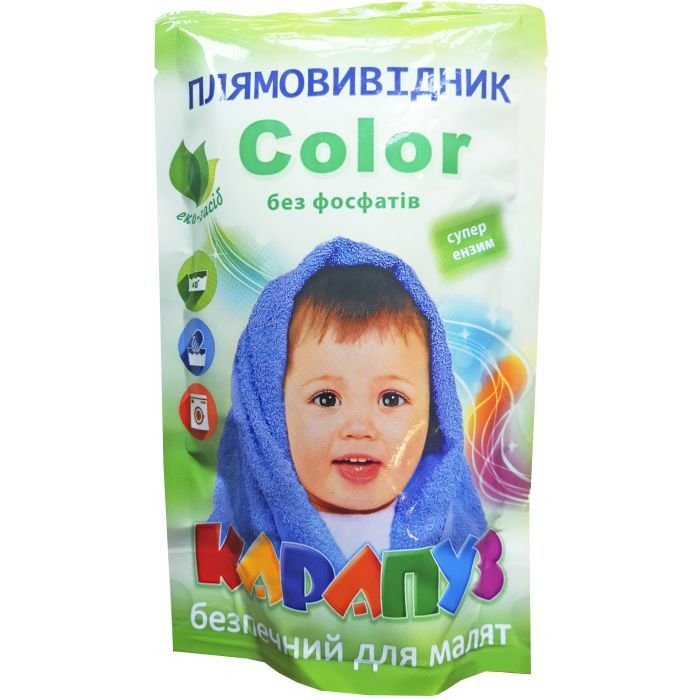 Средство для удаления пятен Карапуз для детских вещей с энзимами 500 г (4820049381597)