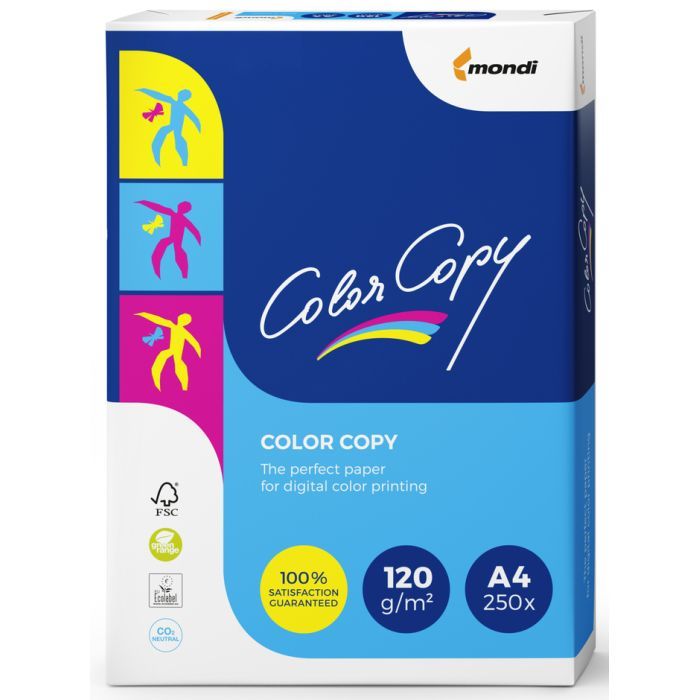 Бумага Mondi Color Copy A4, 120г, 250sh (A4.120.CC)