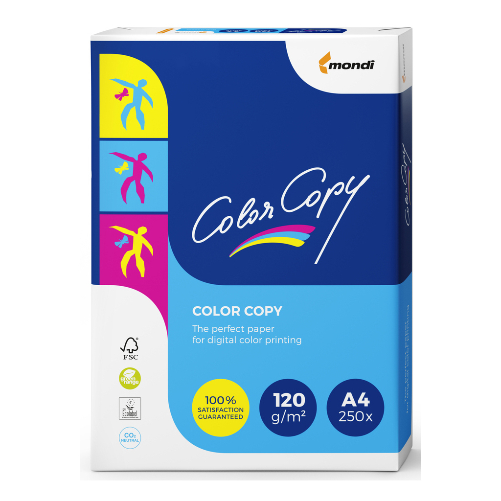 Бумага Mondi Color Copy A4, 120г, 250sh (A4.120.CC)