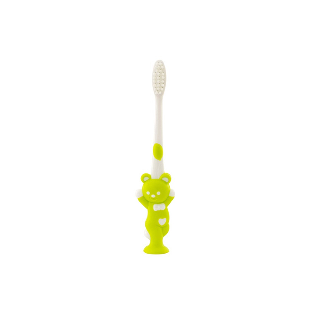 Дитяча зубна щітка Baby Team з присоскою (7202_ведмежа) зображення 2