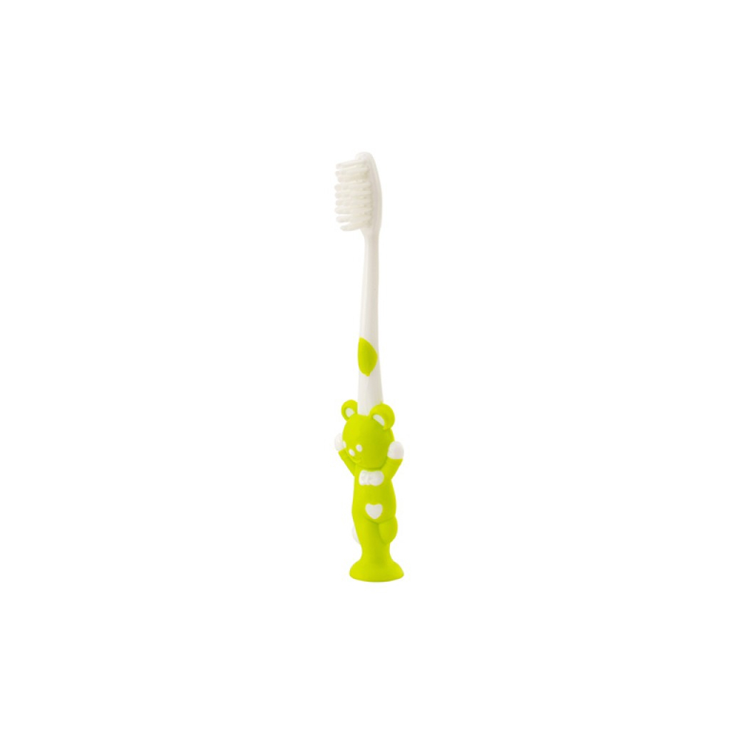 Дитяча зубна щітка Baby Team з присоскою (7202_ведмежа)