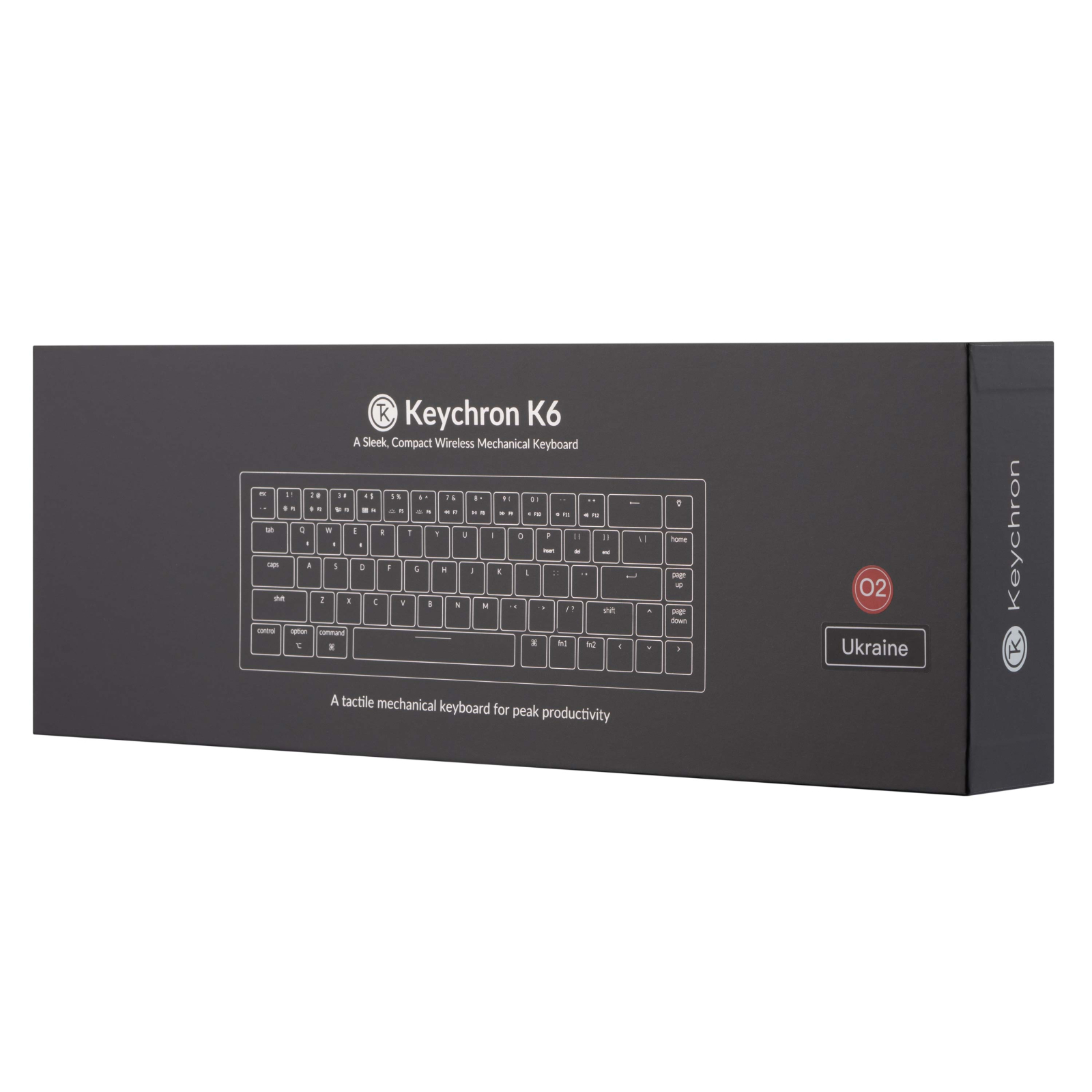 Клавіатура Keychron K6 68 Key Aluminum Frame Hot-Swap RGB Red (K6W1_KEYCHRON) зображення 12