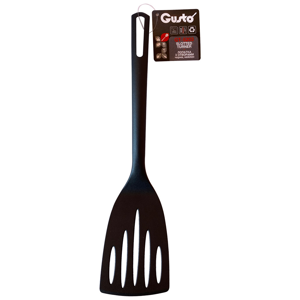 Лопатка кухонная Gusto GT-5203 Black (100738)