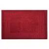 Рушник Home Line махровий (килимок) Ніжки червоний 50х70 см (135806)