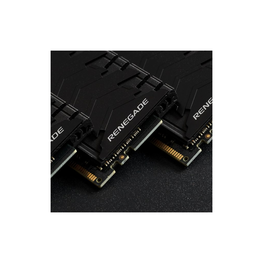 Модуль памяти для компьютера DDR4 32GB 3200 MHz Renegade Black Kingston Fury (ex.HyperX) (KF432C16RB/32) изображение 10
