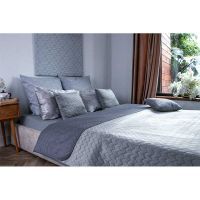 Покривало Руно двостороннє VeLour Сіре 180 х 220 см (340.55_Grey) зображення 3