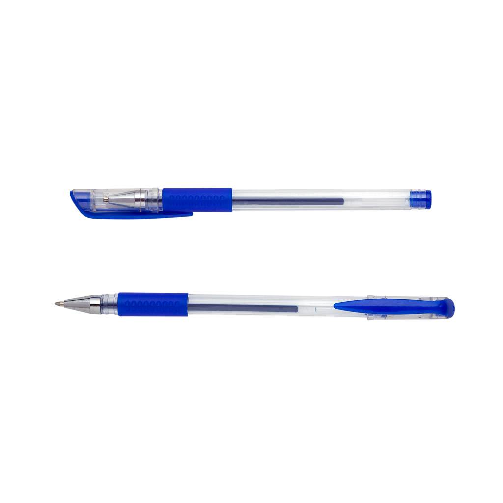 Ручка гелевая Buromax FORMULA GRIP, JOBMAX, 0.7 мм, синие чернила (BM.8349-01)