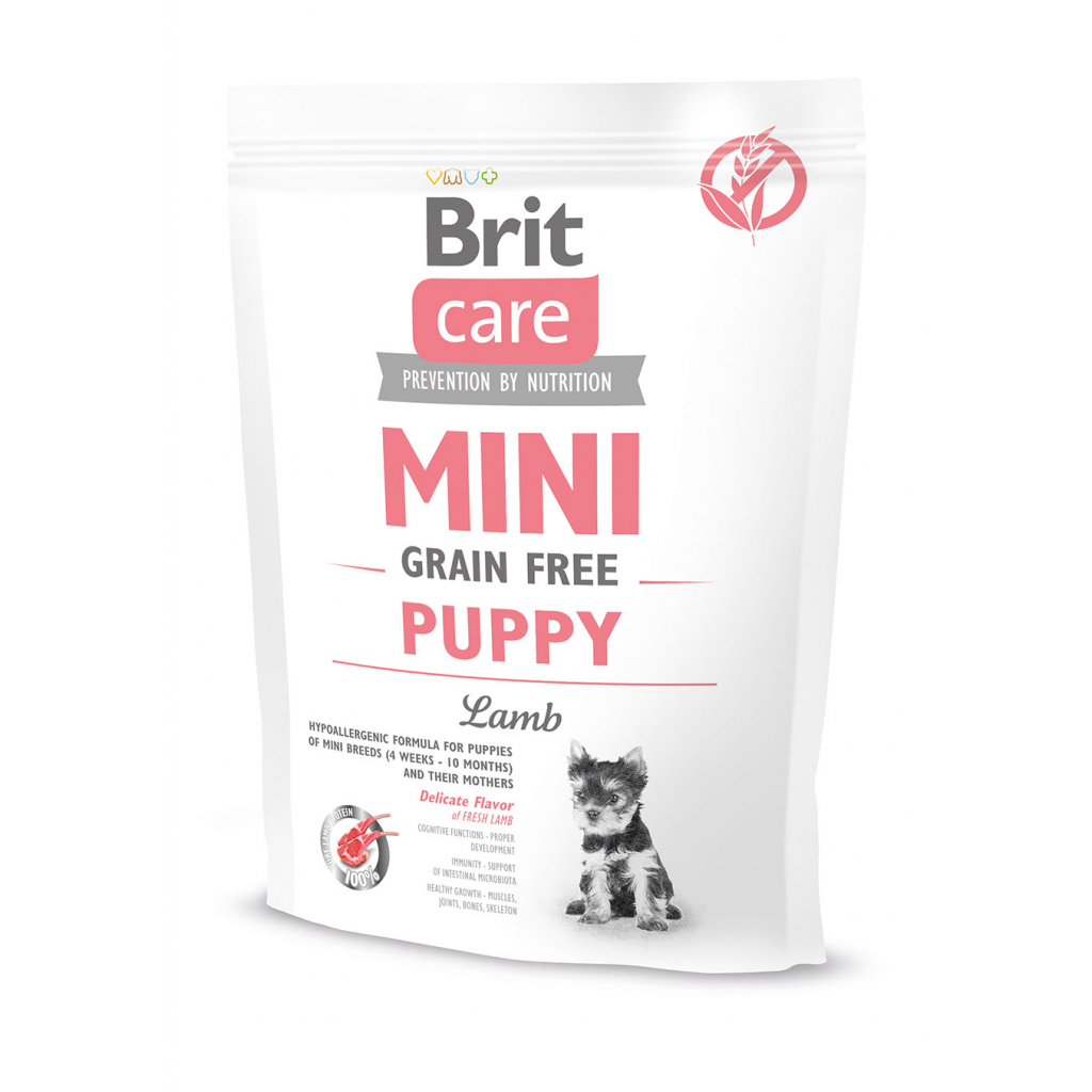 Сухой корм для собак Brit Care GF Mini Puppy Lamb 400 г (8595602520145)
