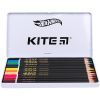 Олівці кольорові Kite Hot Wheels тригранні 12 шт (HW21-058) зображення 3