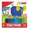 Пластилин 1 вересня Zoo Land 12 цв. 240 г (540586)