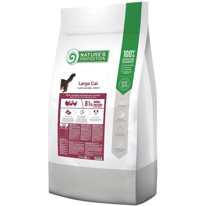 Сухой корм для кошек Nature's Protection Large cat Adult 18 кг (NPB46051)