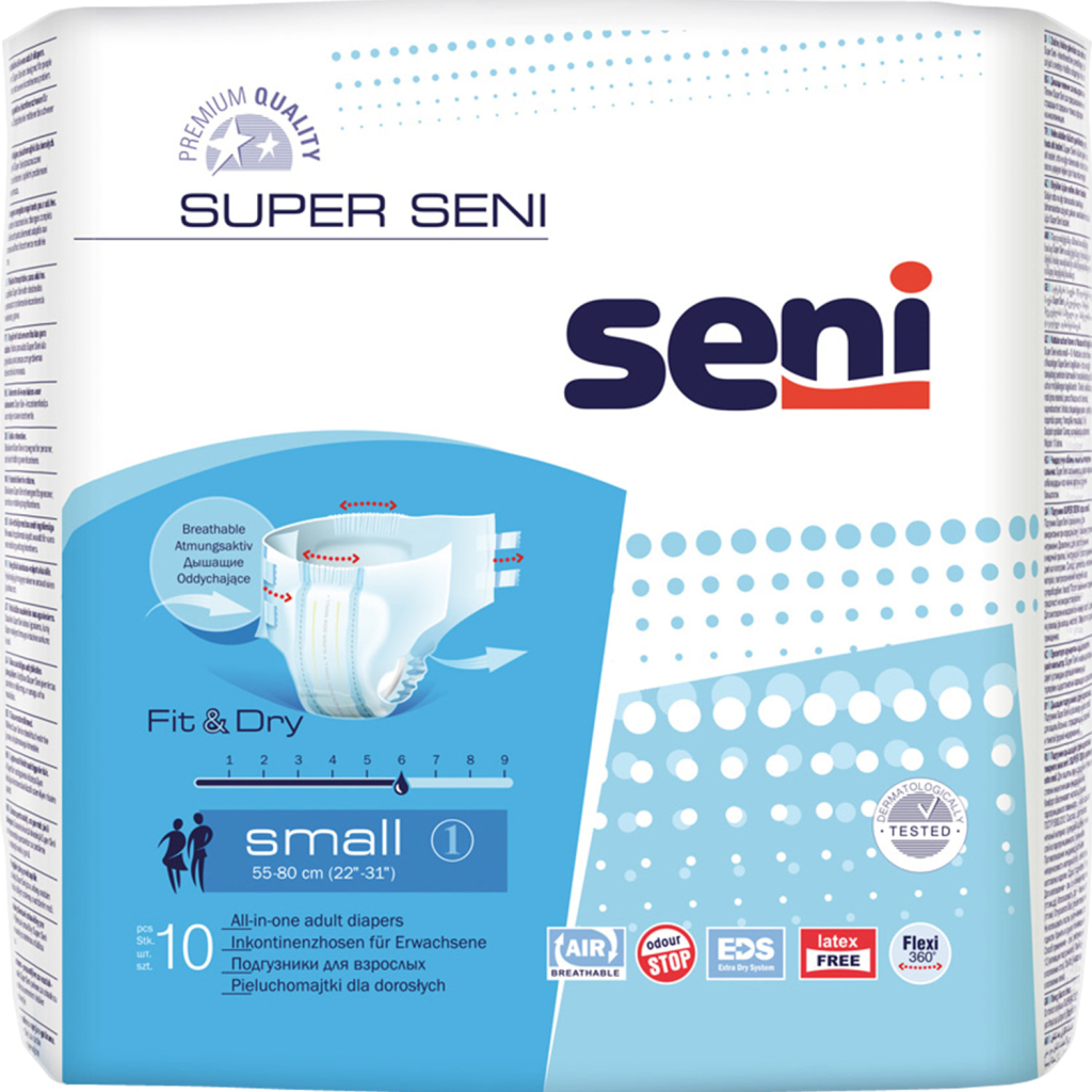 Підгузки для дорослих Seni Super Small 10 шт (5900516691172)