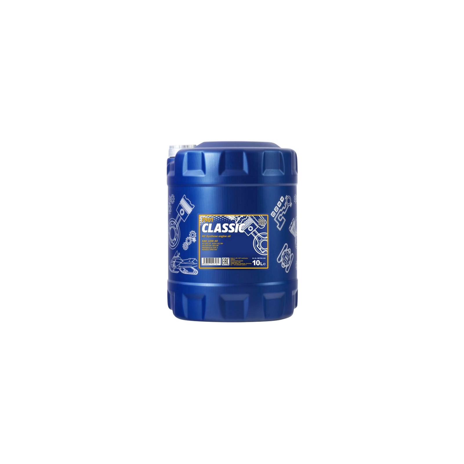 Моторное масло Mannol CLASSIC 10л 10W-40 (MN7501-10)
