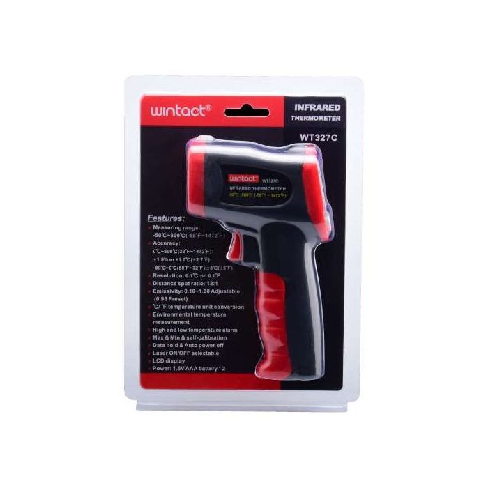 Пірометр Wintact -50-800C (WT327C) зображення 7