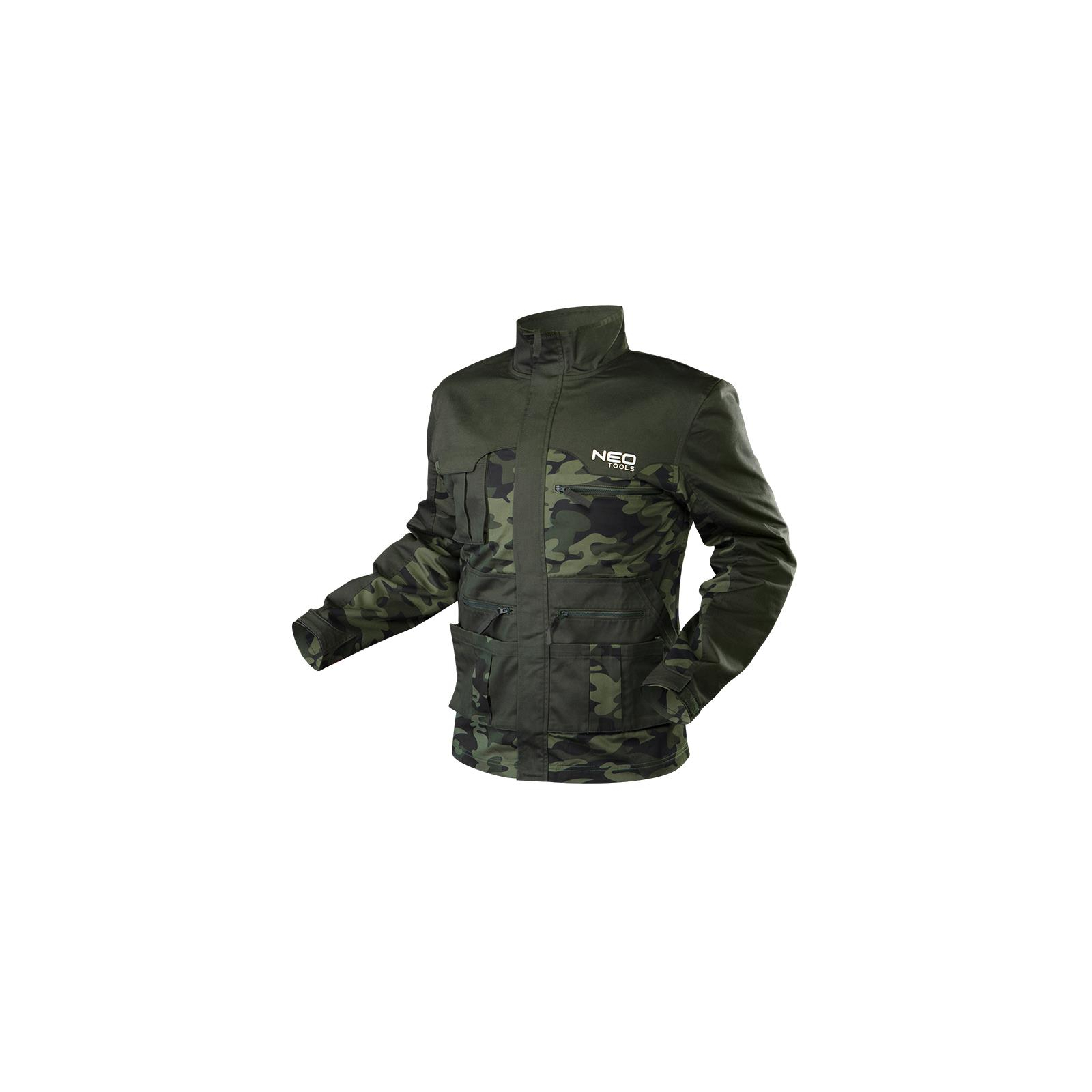 Куртка робоча Neo Tools CAMO, розмір M (50), 255 г/м2, високий комір, кишені на блис (81-211-M)