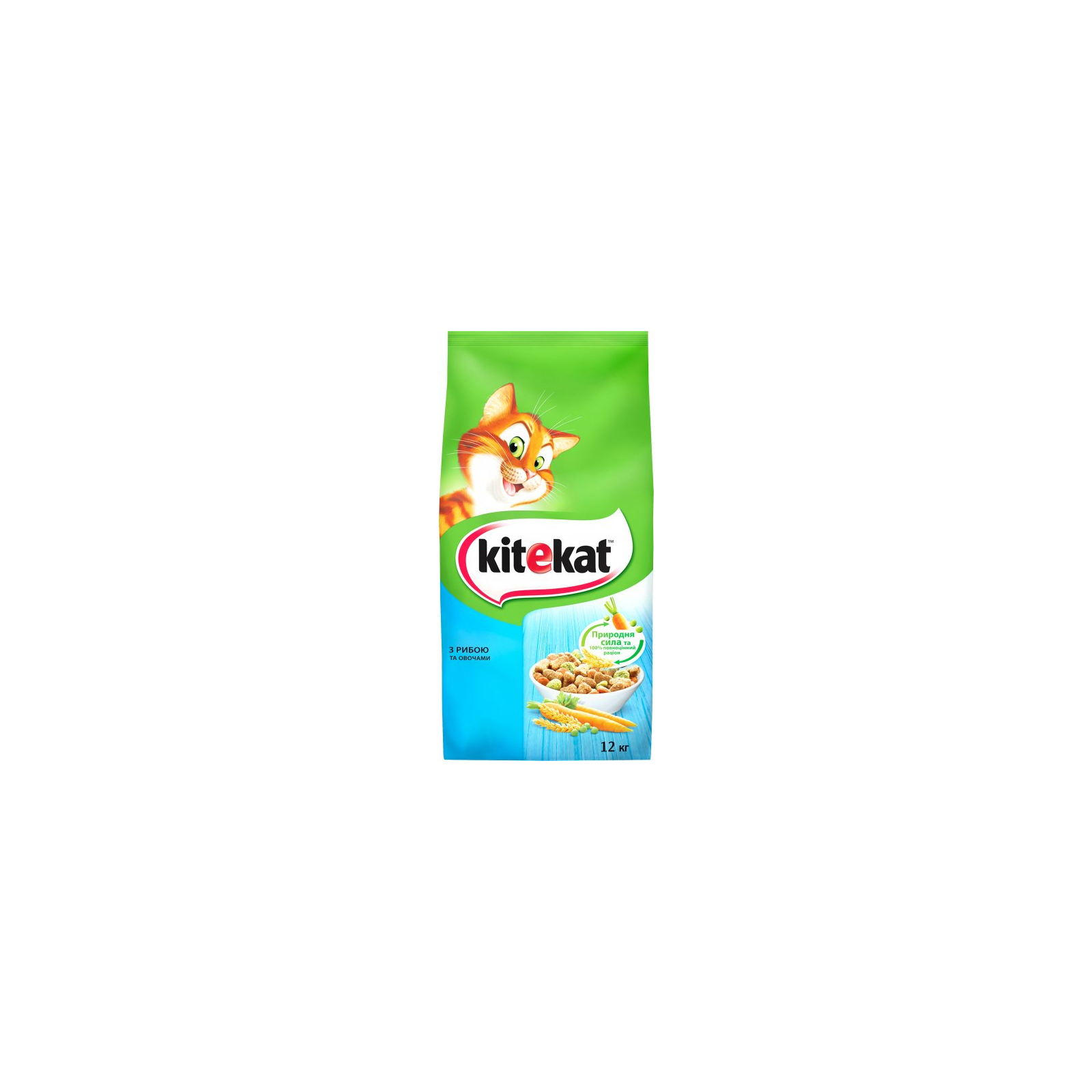 Сухий корм для кішок Kitekat Риба з овочами 12 кг (5900951279911)
