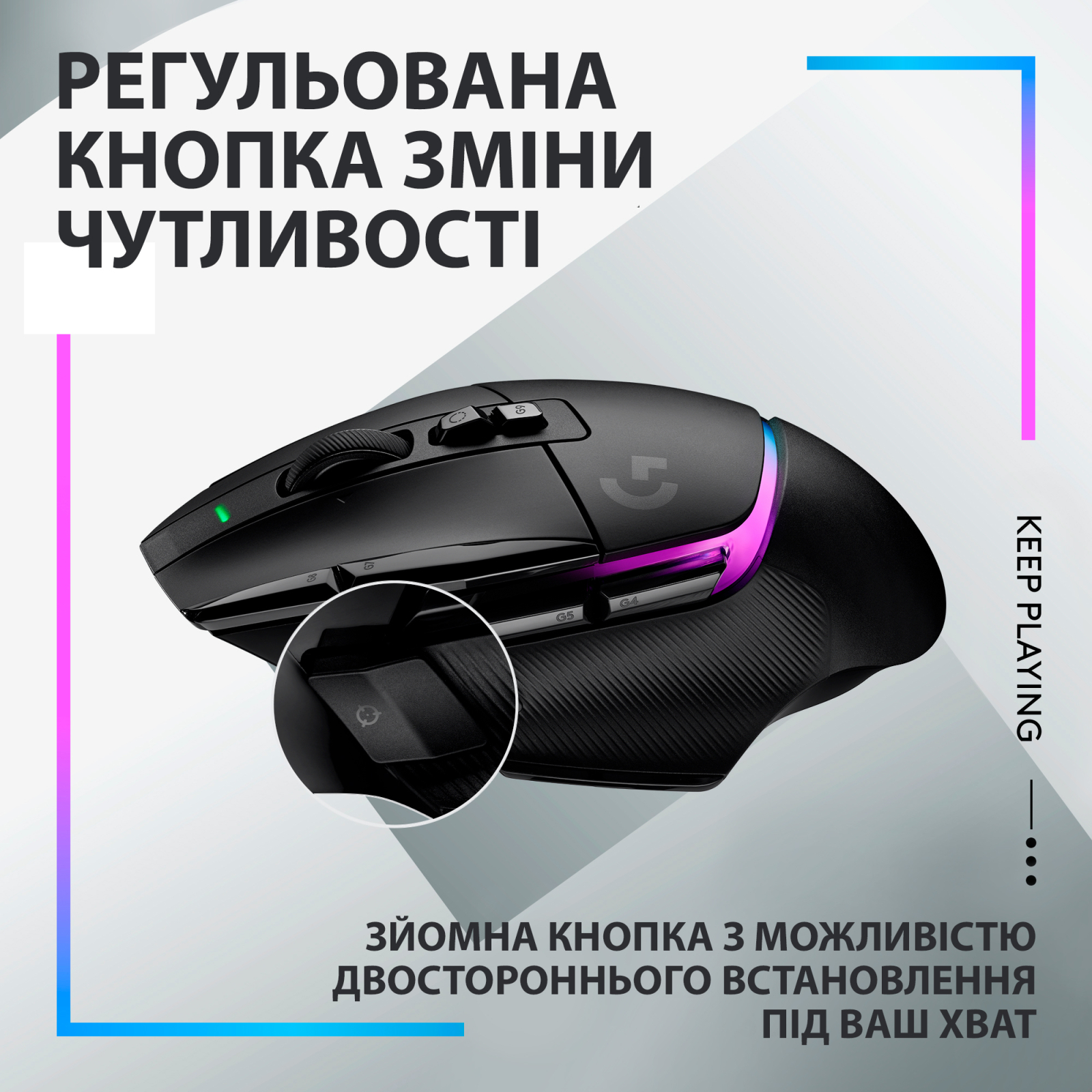 Мишка Logitech G502 X Plus Wireless Black (910-006162) зображення 6
