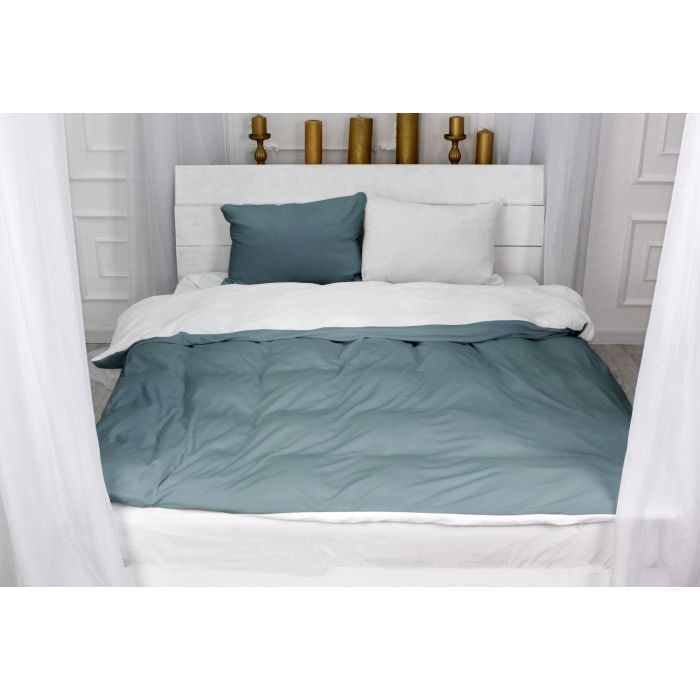 Постельное белье MirSon Велюр Winter Frost 28-0001 + 28-0005 Snowdrop Velvet 2х160х220 (2200004004266)