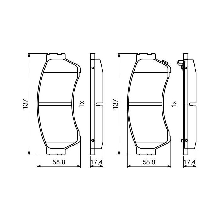Гальмівні колодки Bosch 0986494860 зображення 2